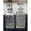 Image 1 : TWO WHISKEY DECANTERS