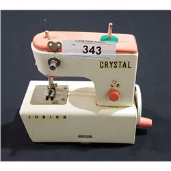 VINTAGE CRYSTAL JUNIOR CHILD'S SEWING MACHINE