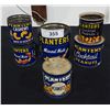 Image 1 : LOT OF 6 VINTAGE PLANTER'S NUTS TINS