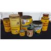 Image 1 : LOT OF 9 VINTAGE COLLECTIBLE TINS & BOTTLE