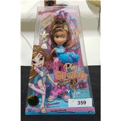 COLLECTIBLE BRATZ PLAY SPORTZ YASMIN GYMNASTICS DOLL