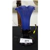 Image 4 : ART GLASS TABLE LAMP W/INTERCHANGEABLE SHADES