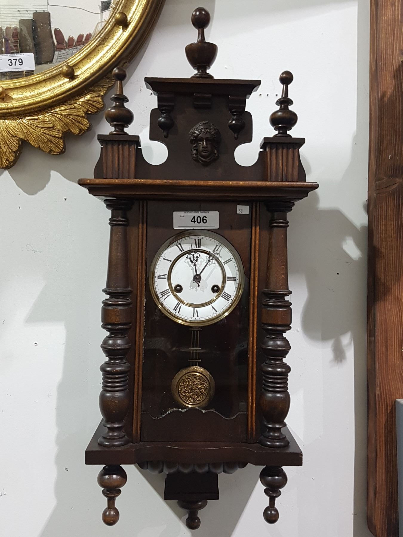 Antique Vienna Regulator Wall Clock Antique Vienna Regulator Wall Clock