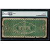 Image 2 : 1861 $5 New York Demand Note PMG 10