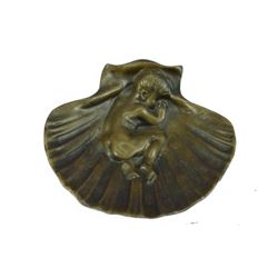 Naked Boy Ashtray Bronze Sculpture