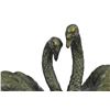 Image 2 : Two Swan Dancing Bronze Sculpture