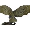 Image 3 : Flying American Eagle Bronze Sculpture on Marble Base Statue