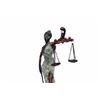 Image 2 : Blind Lady of Justice Bronze Statue on Marble Base Sculpture