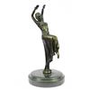 Image 1 : Dancer Bronze Sculpture on Marble Base Statue