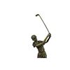 Image 2 : Female Golfer Golfing Trophy Bronze Sculpture