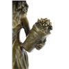 Image 3 : Souther Girl In Garden Bronze Statue