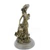 Image 5 : Souther Girl In Garden Bronze Statue