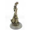 Image 6 : Souther Girl In Garden Bronze Statue