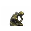 Image 2 : Thinker Symbol of Philosophy Bronze Sculpture on Marble Base Figure