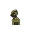 Image 2 : Fashion Model Sitting on Chair Bronze Sculpture