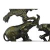 Image 2 : African Safari Elephant Bronze Statue