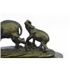 Image 3 : African Safari Elephant Bronze Statue