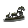 Image 8 : African Safari Elephant Bronze Statue