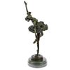Image 8 : Ballerina Bronze Statue on Marble Base Sculpture