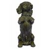 Image 1 : Pup Hush Puppy Dog Bronze Sculpture