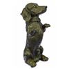 Image 9 : Pup Hush Puppy Dog Bronze Sculpture