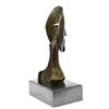 Image 8 : Depicting Two Faces Mask Modern Bronze Sculpture