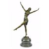 Image 1 : Exotic Dancer Bronze sculpture on Marble base Figurine