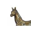 Image 2 : Horse Bronze Statue on Marble Base Figure