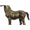 Image 4 : Horse Bronze Statue on Marble Base Figure