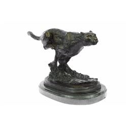 Panther Bronze Sculpture