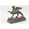 Image 6 : Griffin Bronze Statue with Marble Base