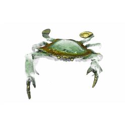 Museum Quality Blue Crab Bronze Sculpture