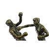 Image 2 : Last Round Boxing Bronze Statue on Marble Base Sculpture