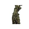 Image 4 : Girl Playing Flute Bronze Sculpture