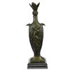 Image 7 : Beautiful Girls Bronze Vase Statue