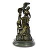 Image 5 : Bologna Zeus With Nymphs Eagle Bronze Sculpture