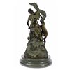 Image 7 : Bologna Zeus With Nymphs Eagle Bronze Sculpture