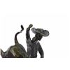 Image 2 : Rodeo Cowboy Rodeo Rider Bronze Sculpture on Marble Base Statue