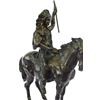 Image 3 : Native American on Horse with Spear Bronze Sculpture