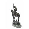 Image 8 : Native American on Horse with Spear Bronze Sculpture