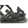 Image 3 : Fallen Man From Horse Bronze Sculpture on Marble Base Statue