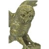 Image 2 : Owl on a Branch Wings Spread Bronze Statue
