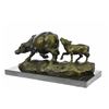 Image 9 : Bull With Calf Bronze Sculpture