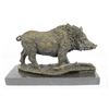 Image 1 : Animal Edition Wild Pig Boar Farm Bronze Sculpture