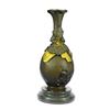 Image 1 : Girl Bronze Vase on Marble Base Figurine