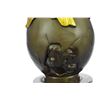 Image 2 : Girl Bronze Vase on Marble Base Figurine