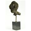Image 5 : Resting Man Bronze Bust Statue Modern Sculpture