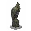Image 1 : Bald Eagle Bronze Sculpture on Marble Base Statue