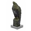 Image 8 : Bald Eagle Bronze Sculpture on Marble Base Statue