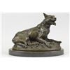 Image 1 : German Sheppard Dog Bronze Statue on Marble Base sculpture